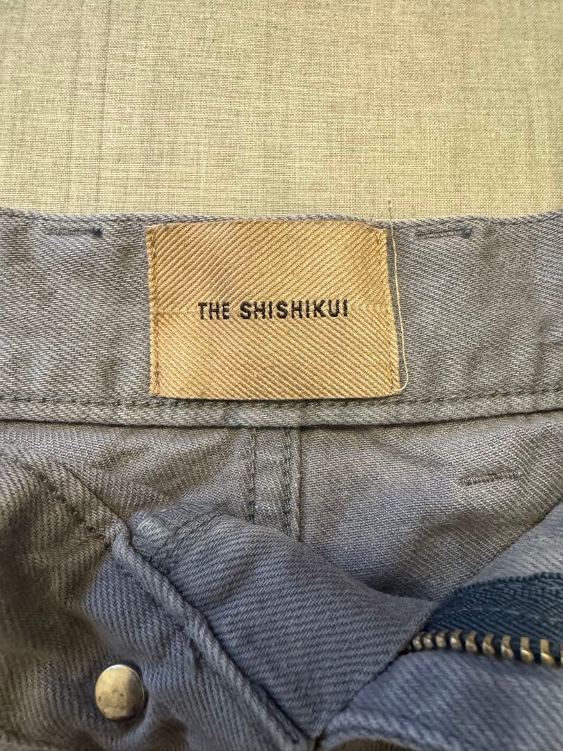 ⑨SHISHIKUI ペインターパンツ FADED BLUE 34 百々千晴