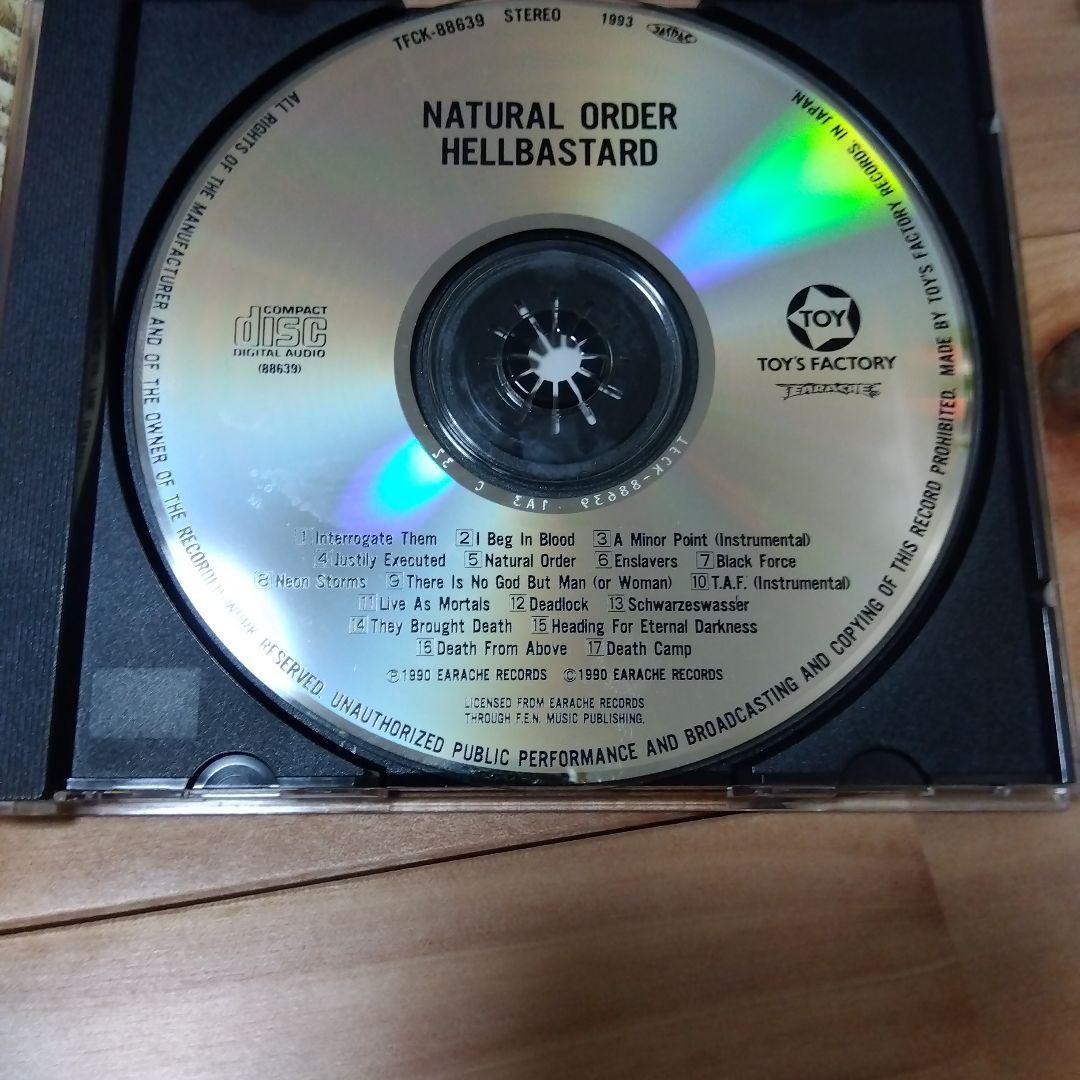 帯付国内盤 HELLBASTARD / NATURAL ORDER