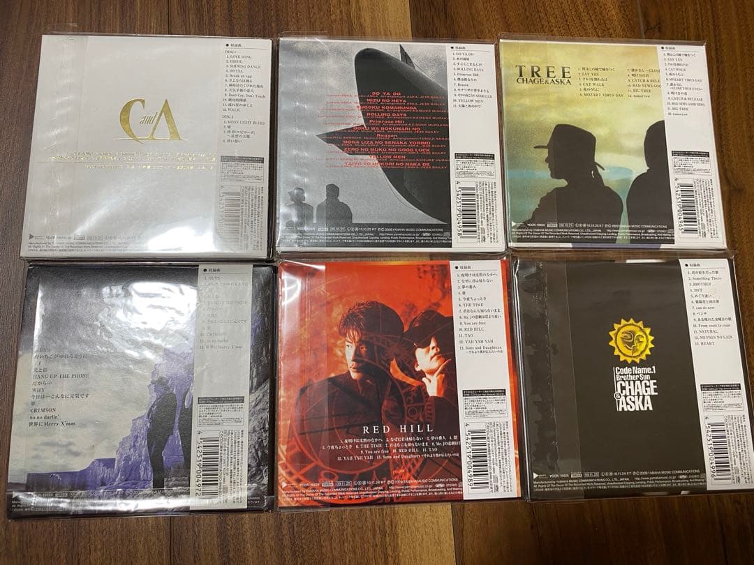 【レア】CHAGE and ASKA 紙ジャケット 6枚セット