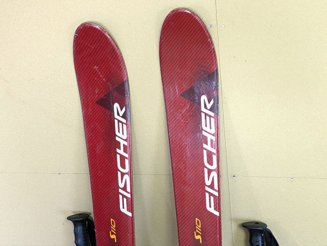 Fischer S110 160サイズ スキー杖 ストック ポール セット
