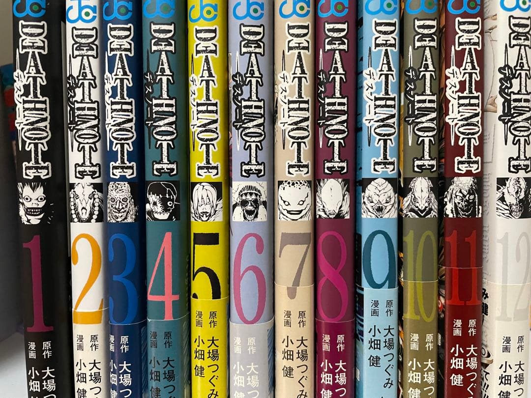 デスノート 限定指人形フィギュア全巻初版帯付きチラシ付きセット