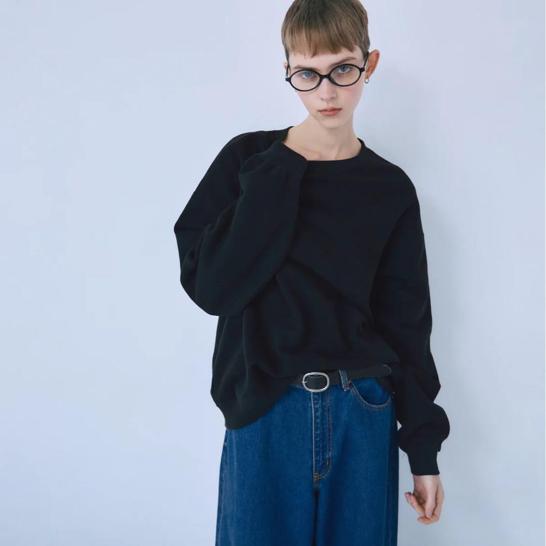 【新品】Volume Sweat プルオーバー/オフブラック