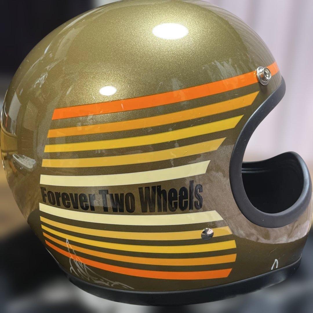 TT&CO. トゥカッターレインボー　専用バイザー　ゴーグル付き　小傷あり