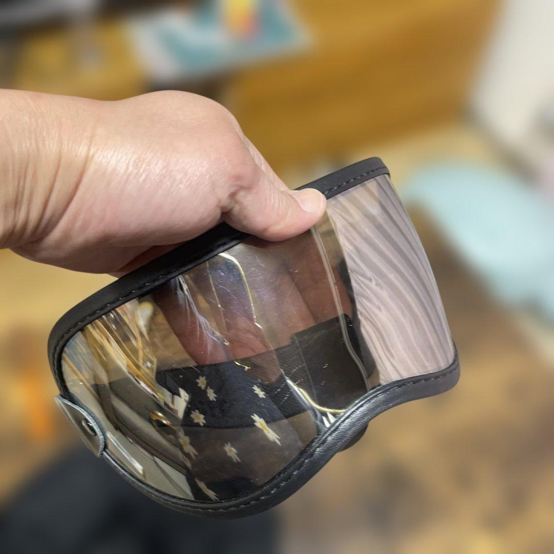 TT&CO. トゥカッターレインボー　専用バイザー　ゴーグル付き　小傷あり