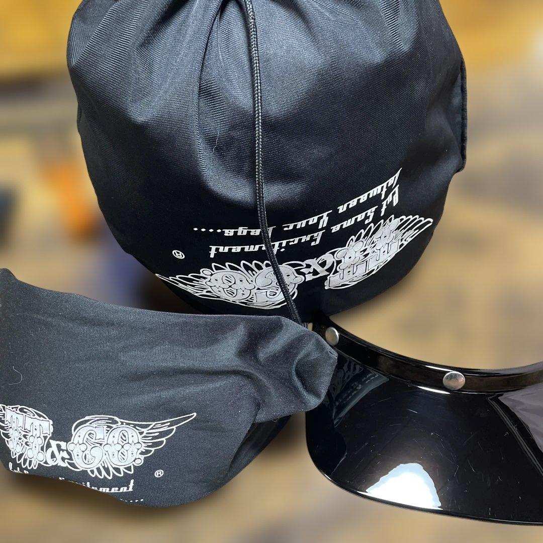 TT&CO. トゥカッターレインボー　専用バイザー　ゴーグル付き　小傷あり