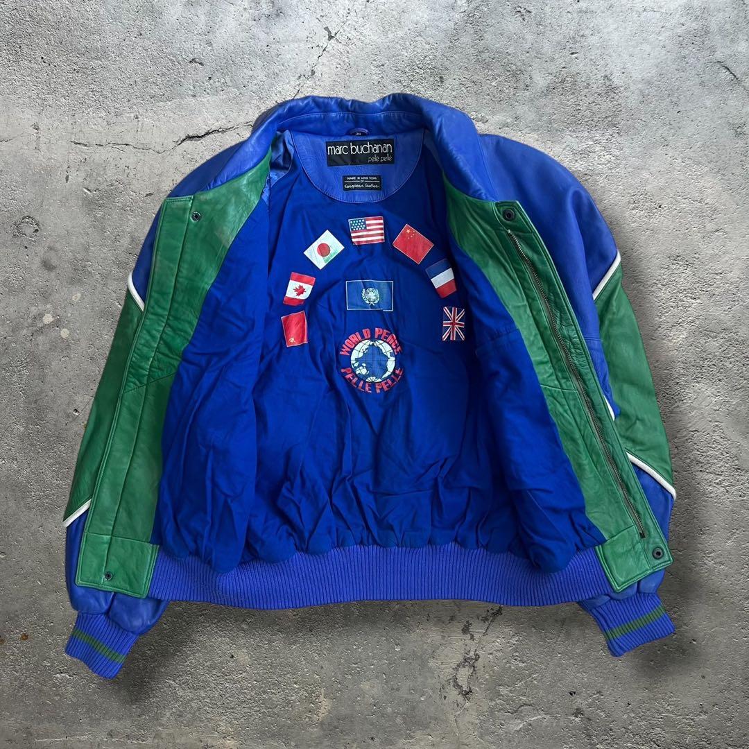 ジャケット・アウター pelle pelle \"world peace\" leather jacket