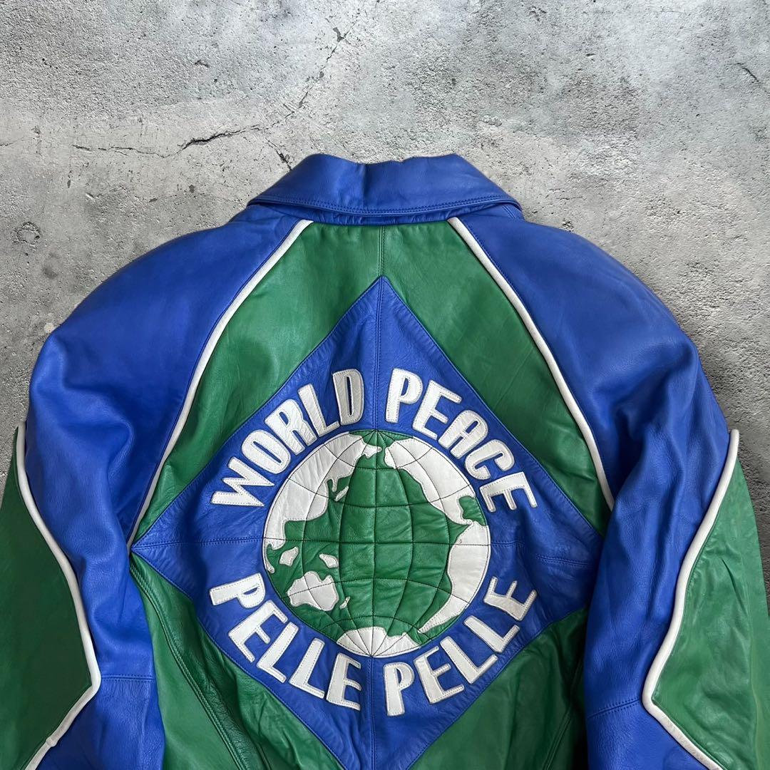 ジャケット・アウター pelle pelle \"world peace\" leather jacket