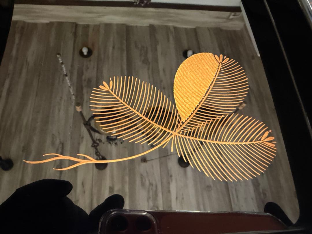 輪島塗 春光斎作 高級漆器 天然木若松蒔絵 三段重 重箱 重台付 紙箱＆桐共箱