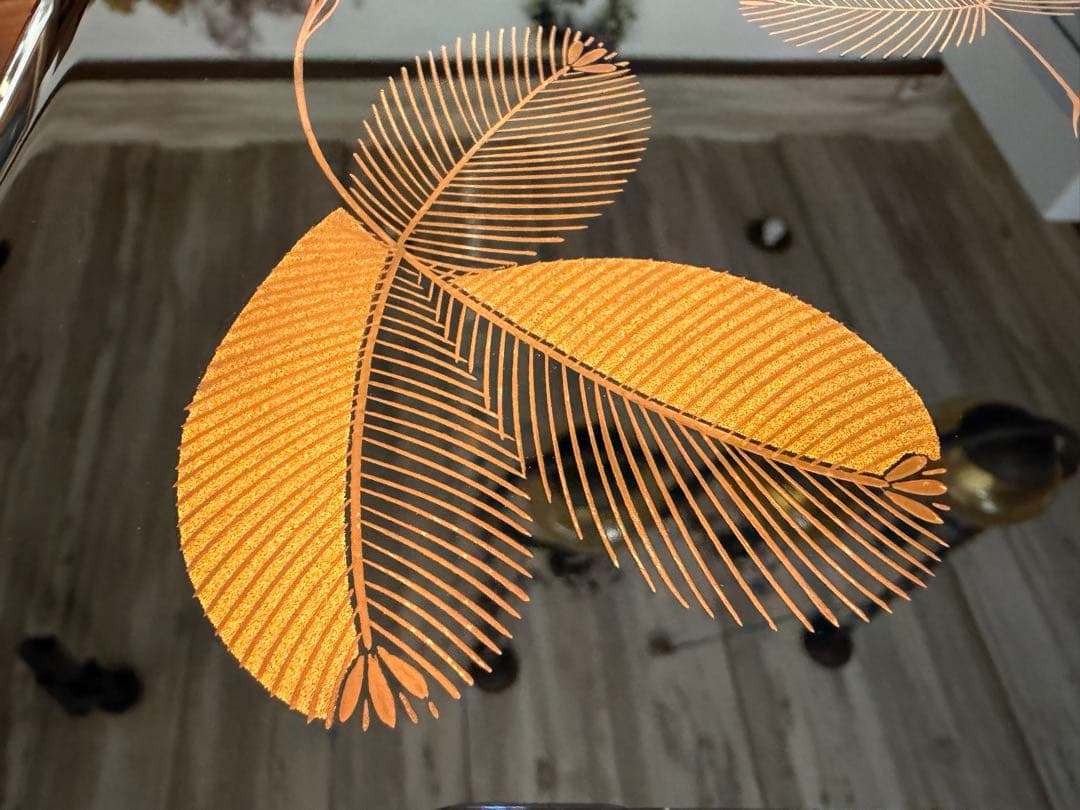 輪島塗 春光斎作 高級漆器 天然木若松蒔絵 三段重 重箱 重台付 紙箱＆桐共箱