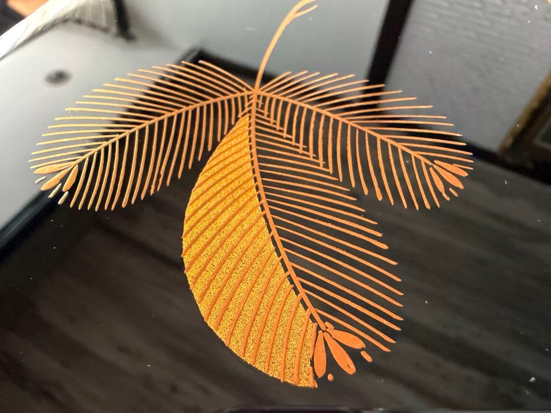 輪島塗 春光斎作 高級漆器 天然木若松蒔絵 三段重 重箱 重台付 紙箱＆桐共箱