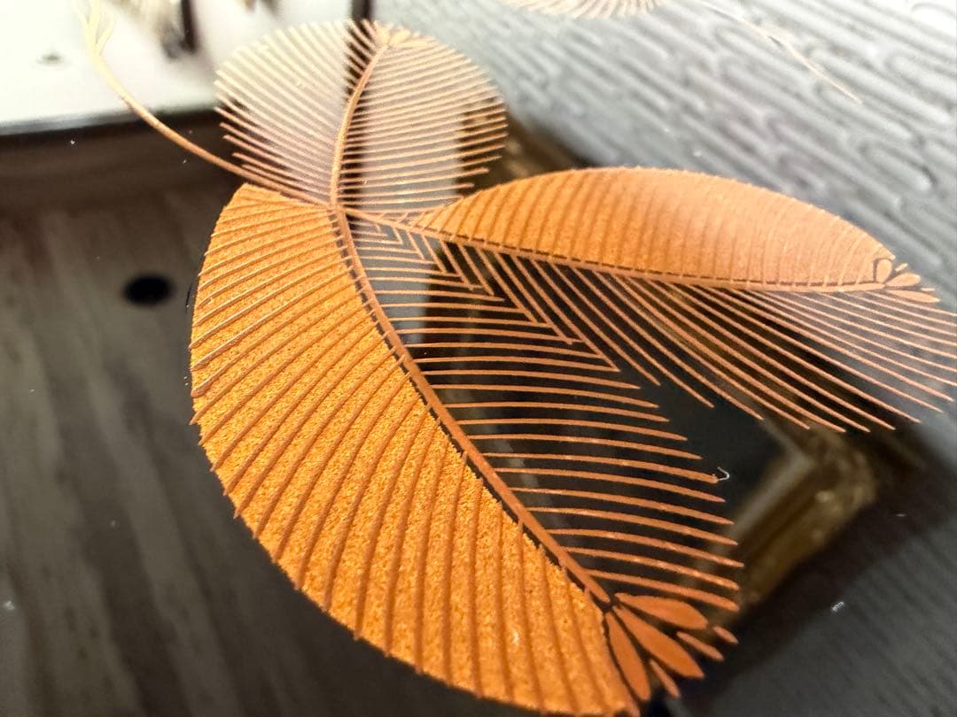 輪島塗 春光斎作 高級漆器 天然木若松蒔絵 三段重 重箱 重台付 紙箱＆桐共箱