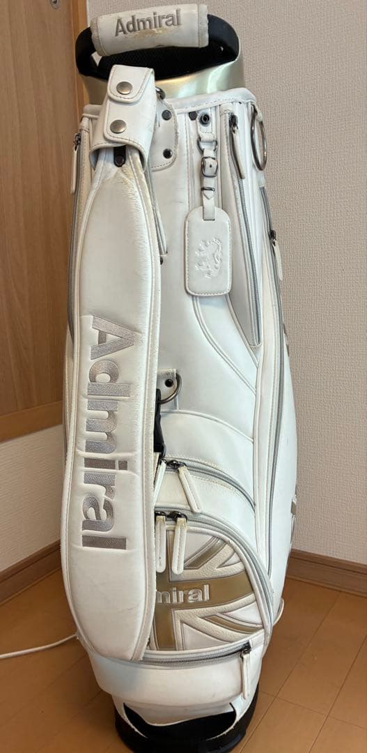 Admiral ホワイト ゴルフバッグ・キャディバッグ