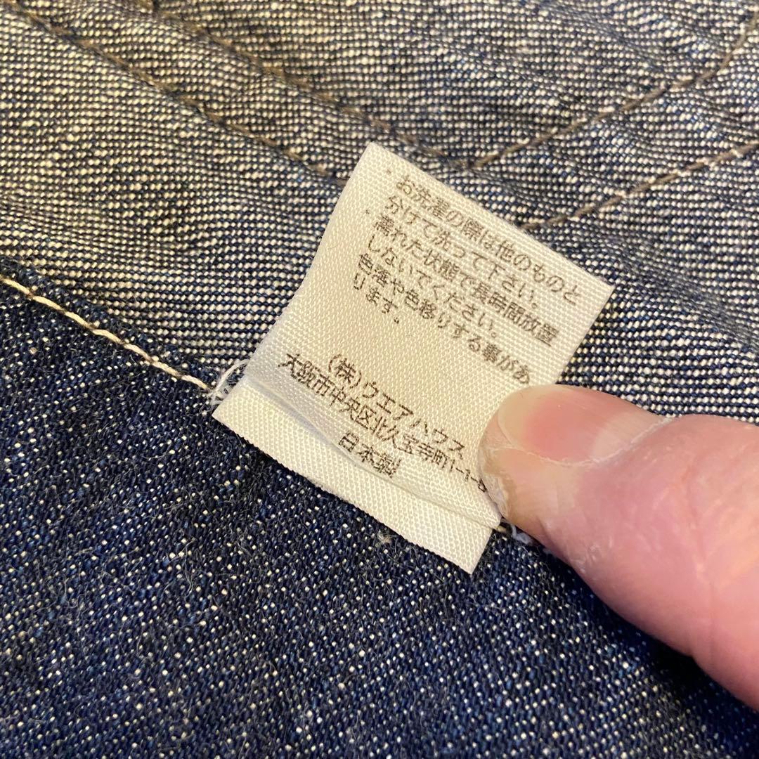 WAREHOUSE DUCK DIGGER デニムカバーオール 38