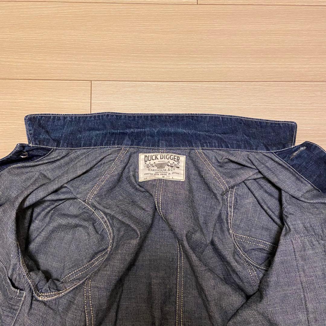 WAREHOUSE DUCK DIGGER デニムカバーオール 38