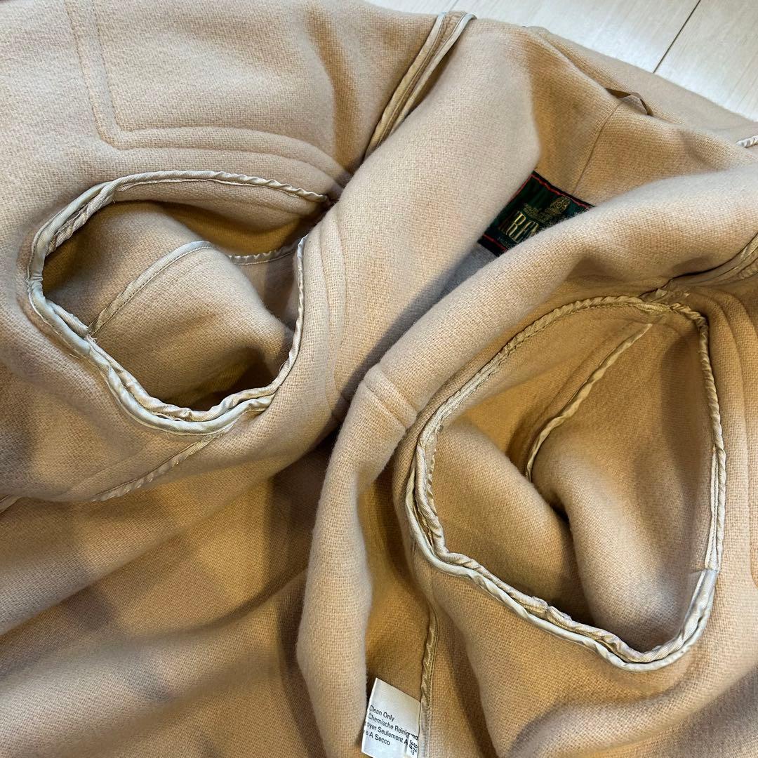 グレンフェル ヘリンボーンダッフルコートムーアブルック38ベージュイングランド製