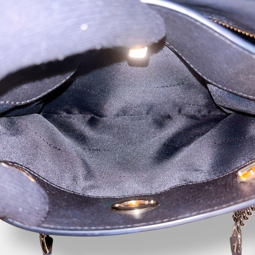 未使用品 コーチ チェーン トートバッグ 577321 エンボス ターンロック