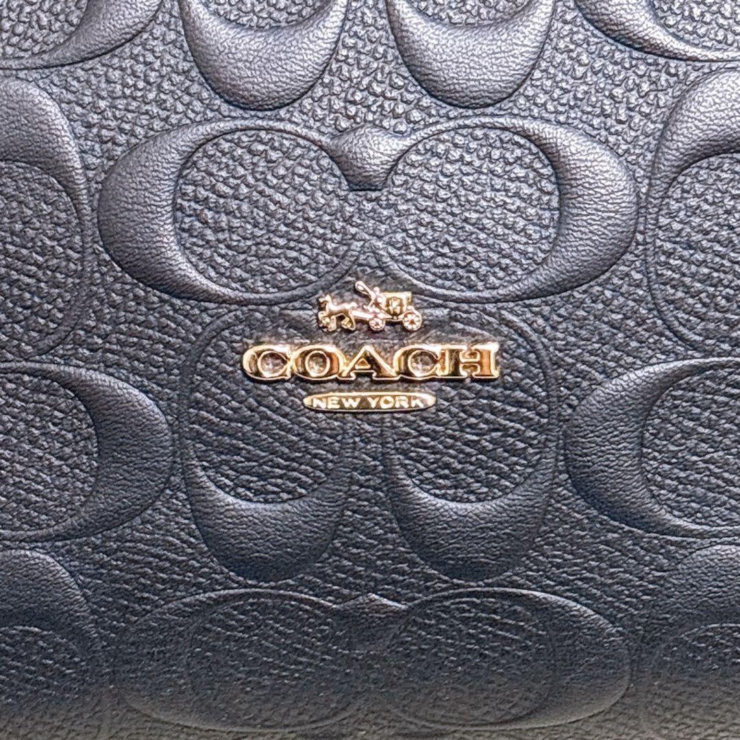 未使用品 コーチ チェーン トートバッグ 577321 エンボス ターンロック