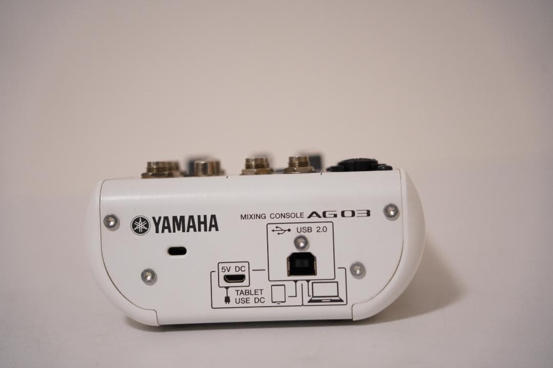 YAMAHA AG03 オーディオインターフェース ミキシングコンソール