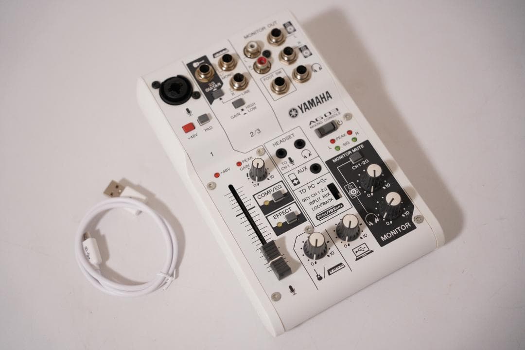 YAMAHA AG03 オーディオインターフェース ミキシングコンソール