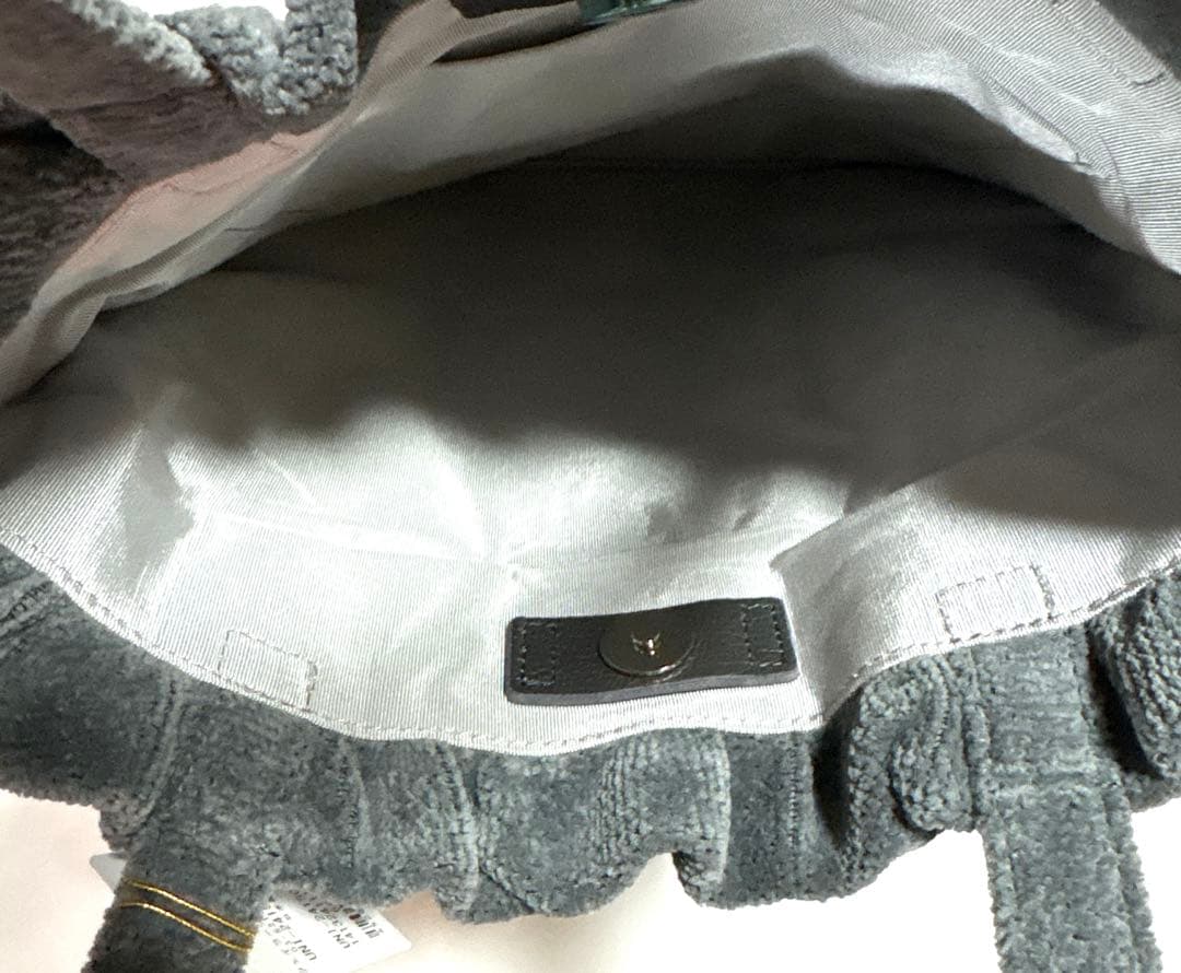 フェイラー ユニ シャーリングフラットバッグ グレー