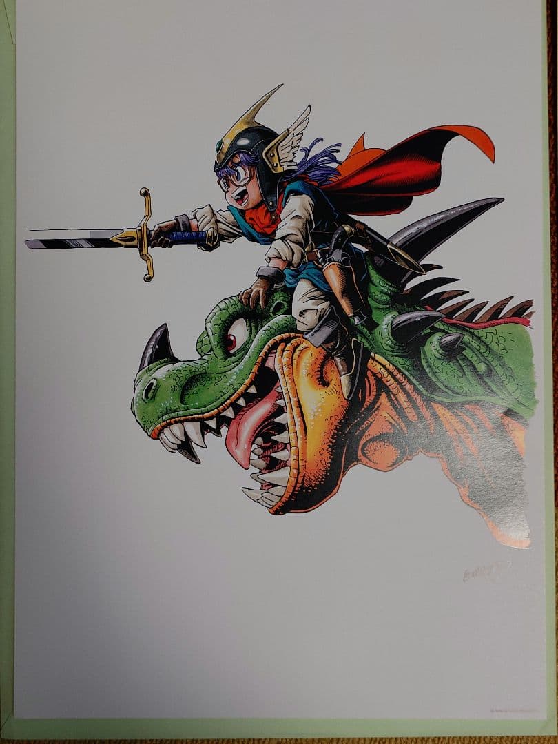 鳥山明の世界　複製原画ポスターB4サイズ5点セット　ドラゴンボール等