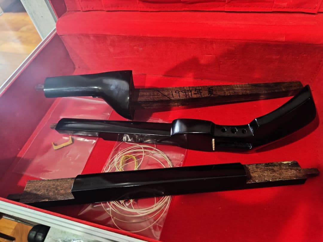 【希少】宮古木工芸 組立式三線 本皮