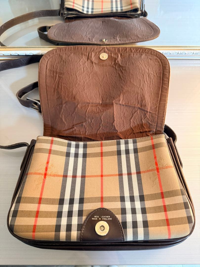 【nochiko さま専用】オールドバーバリー ショルダーバッグ