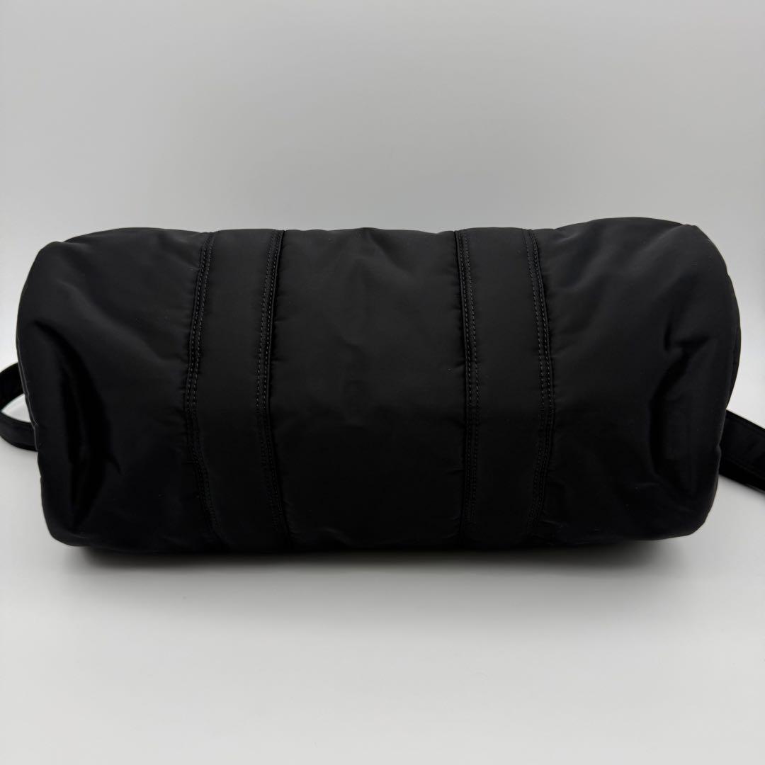 【新品タグ付き】ポーター タンカードラムバッグ 2WAY ブラック ロールバック