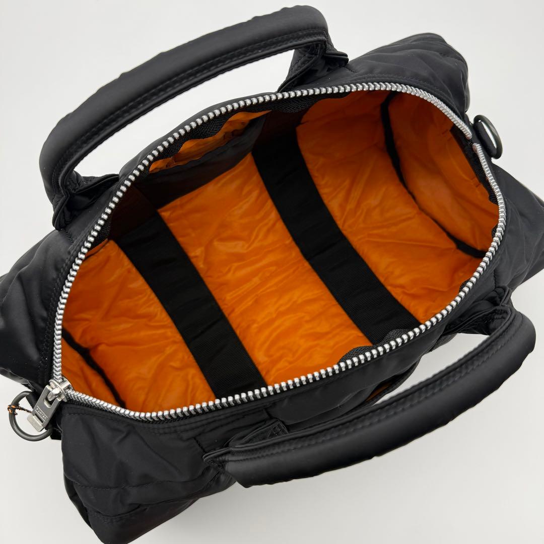 【新品タグ付き】ポーター タンカードラムバッグ 2WAY ブラック ロールバック