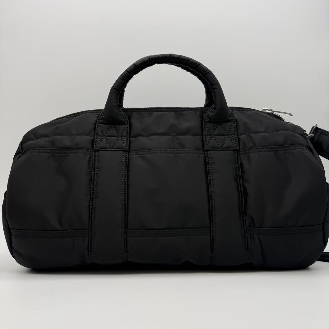 【新品タグ付き】ポーター タンカードラムバッグ 2WAY ブラック ロールバック