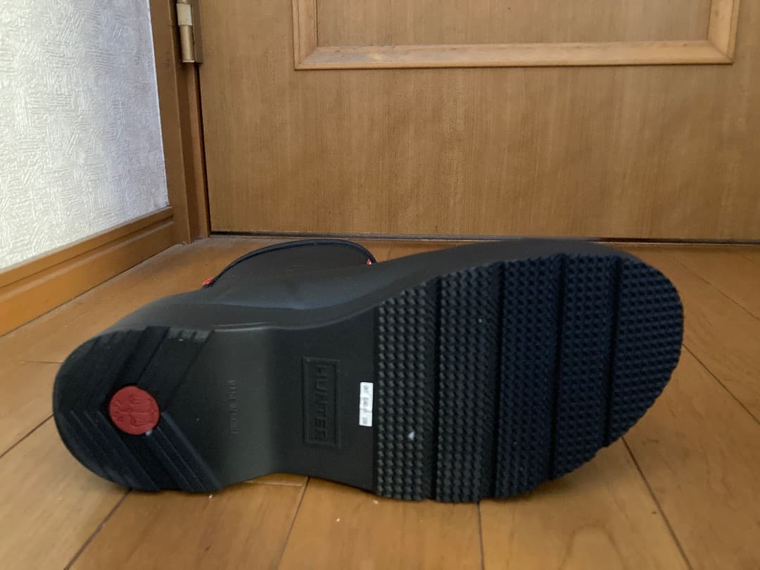 Hunter メンズ オリジナル ショート プレイ ブーツ - ブラック