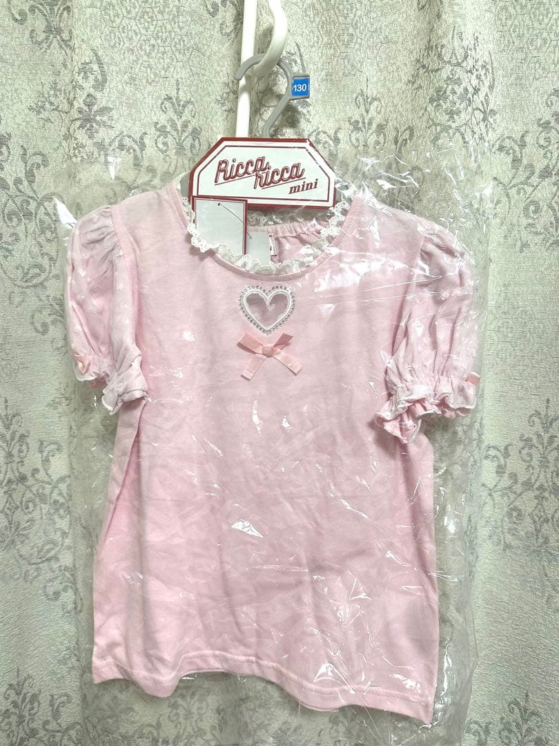 ３点セット☆新品未開封☆Ricca ricca エプロンワンピース 130cm