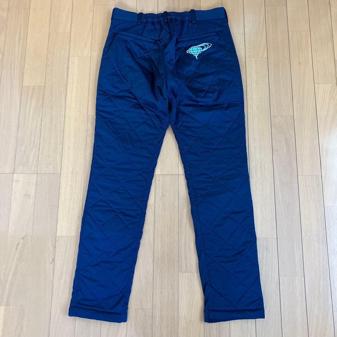 BEAMS GOLF キルティングパンツ ネイビー L