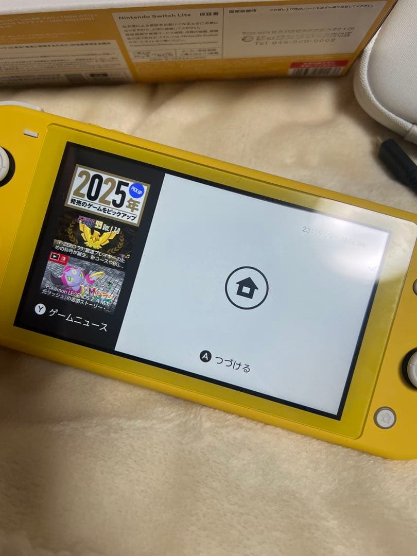 2023年度製 Switch Lite イエロー 専用ケース セット