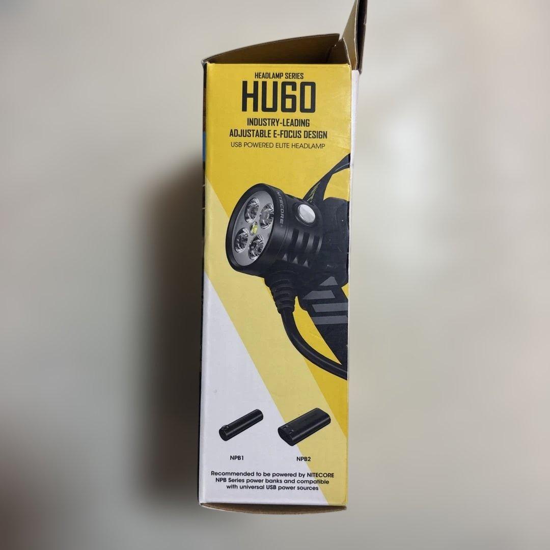 NITECORE HU60 USBヘッドランプ