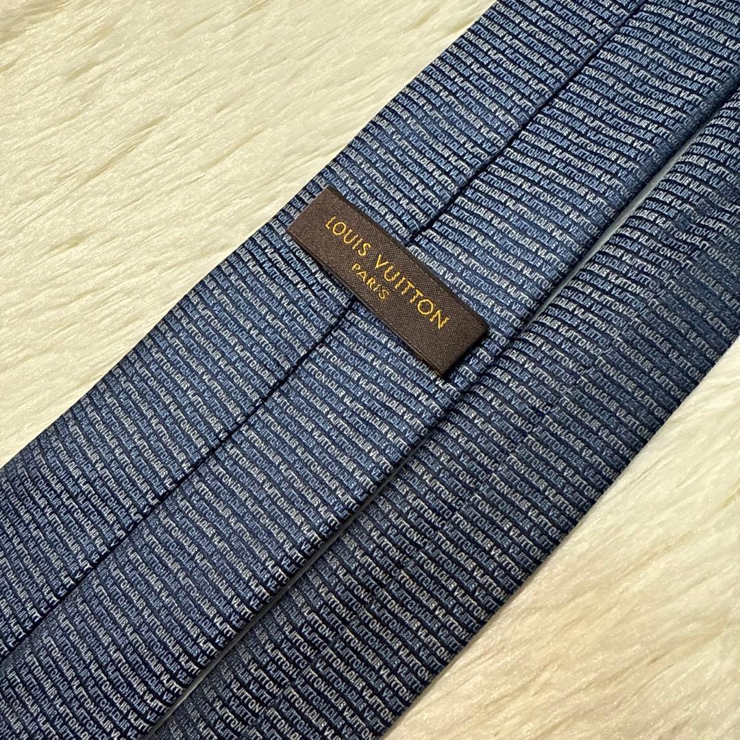【未使用級】LOUIS VUITTON ネクタイ　高級シルク　モノグラム