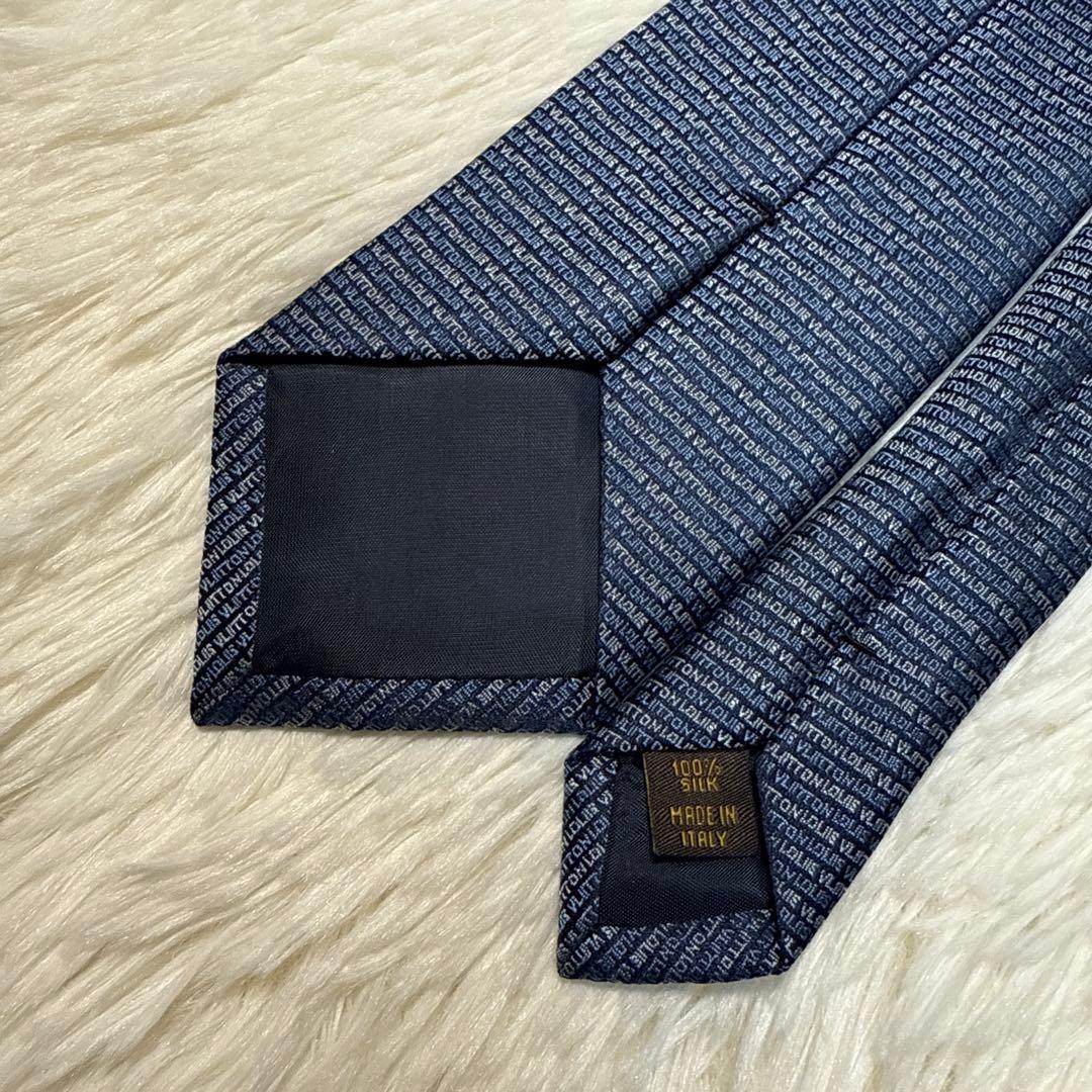 【未使用級】LOUIS VUITTON ネクタイ　高級シルク　モノグラム