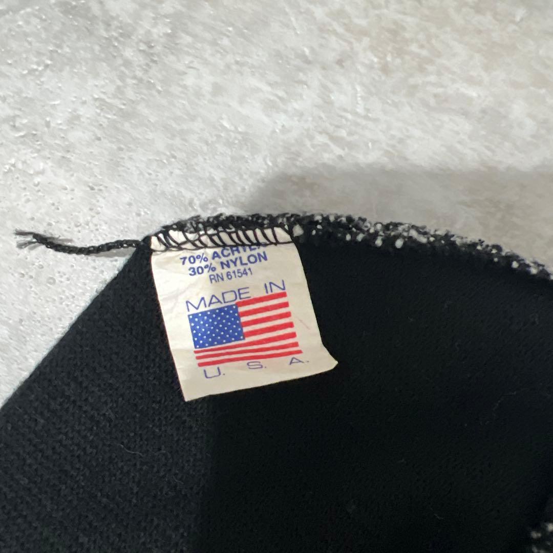 ロゴデザイン ビーニー帽 ブラック