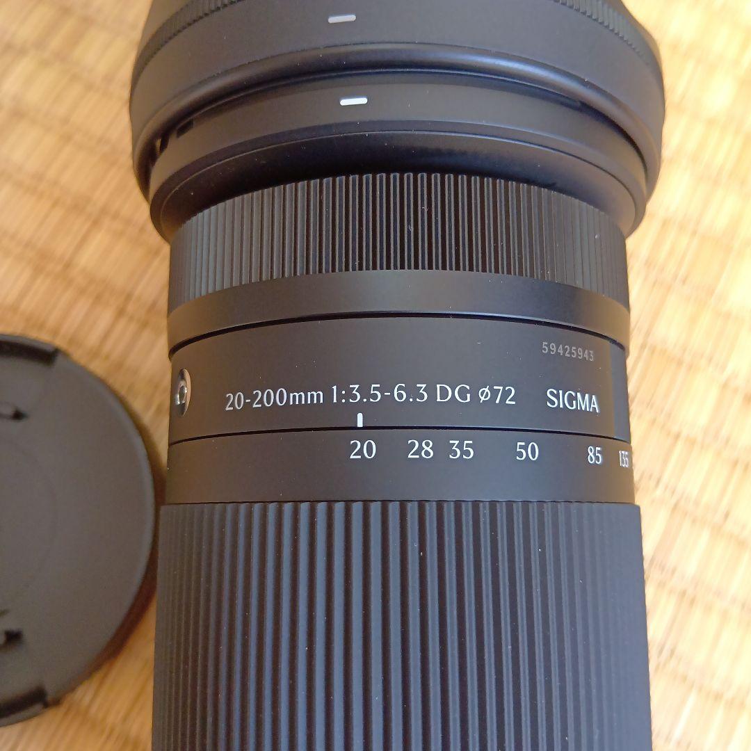 SIGMA 20-200mm F3.5-6.3 DG レンズ(Eマウント)