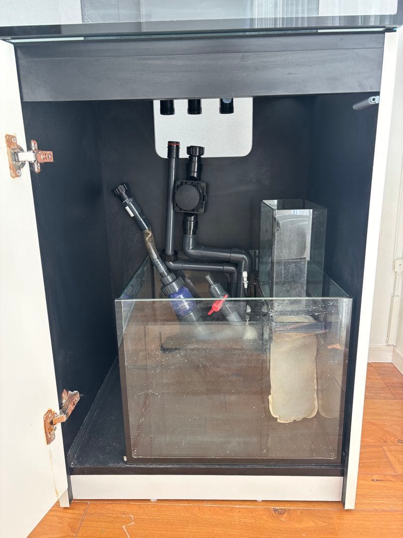 【引取り限定】Red Sea リーファー170 水槽 ランプシェード、フタ付