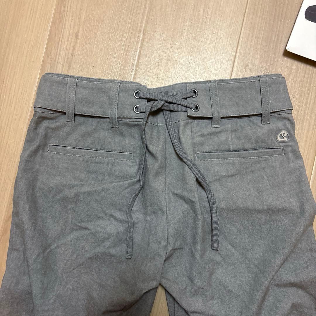 パンツ Coyseio DOUBLE CAPRI PANTS LIGHT GREY