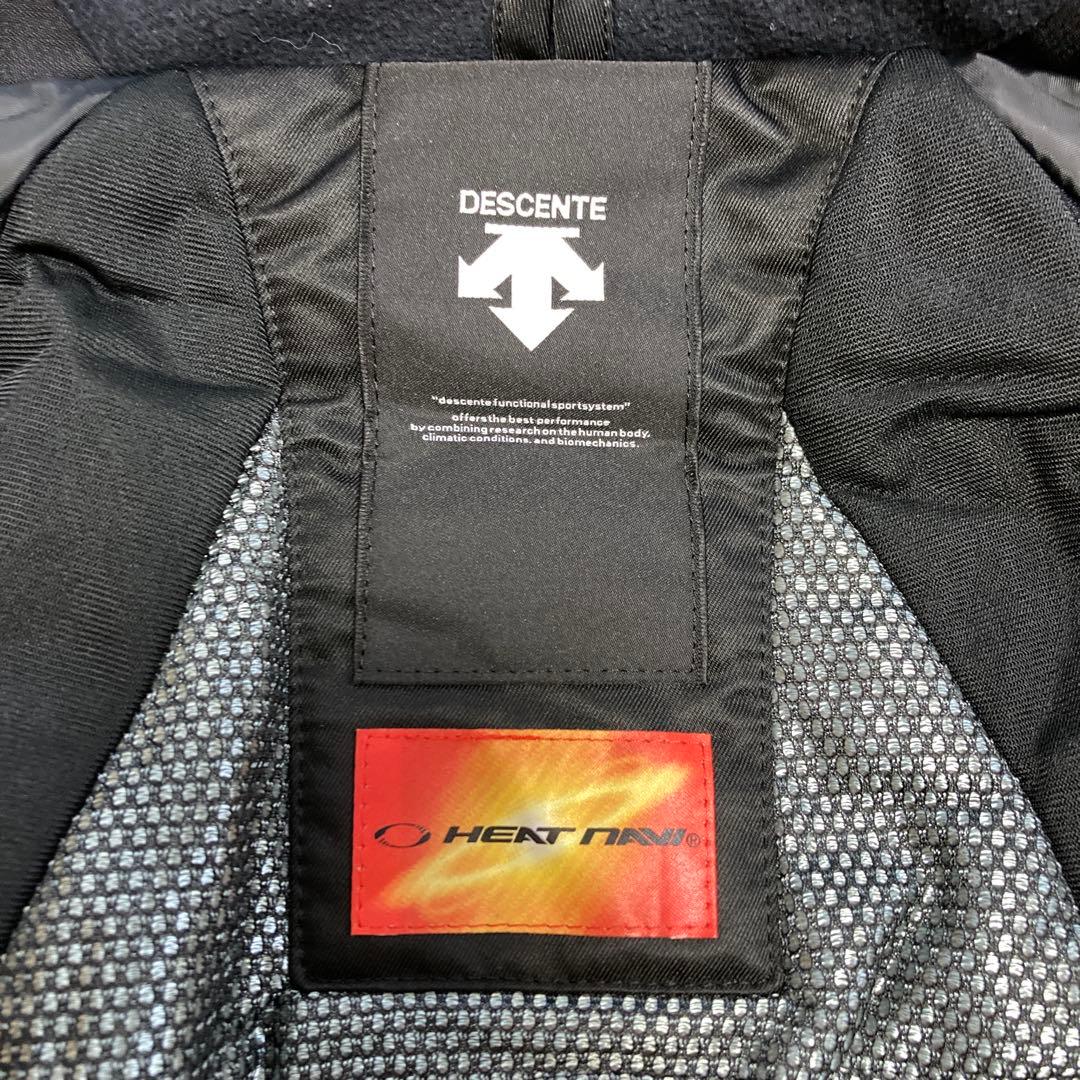 【美品】デサントdescentスキーウェアスキー HEAT NAVIMメンズ黒