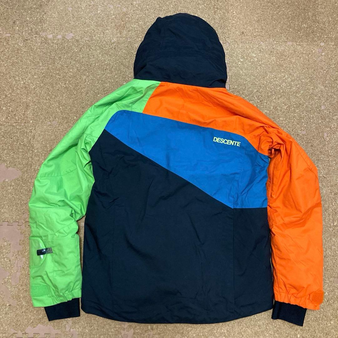 【美品】デサントdescentスキーウェアスキー HEAT NAVIMメンズ黒