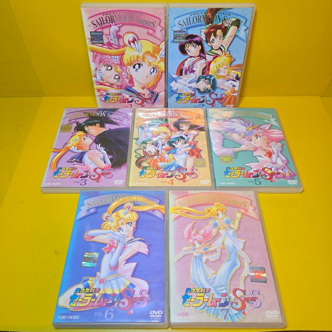 新品ケース交換済み　「美少女戦士セーラームーン　シリーズDVD 全37巻セット