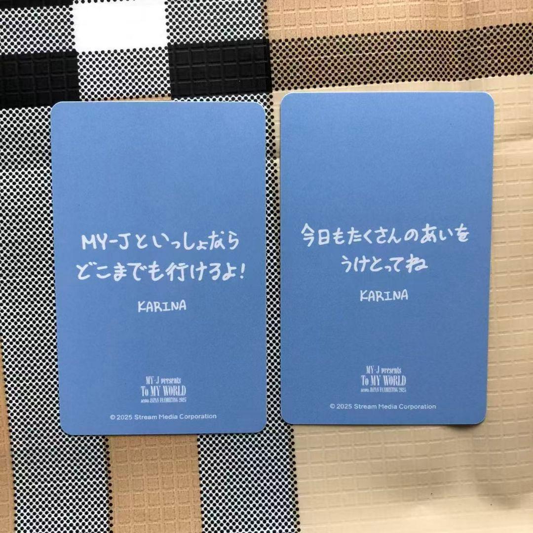 aespa ペンミ ファンミ 6000円 購入特典 カリナ トレカ セット