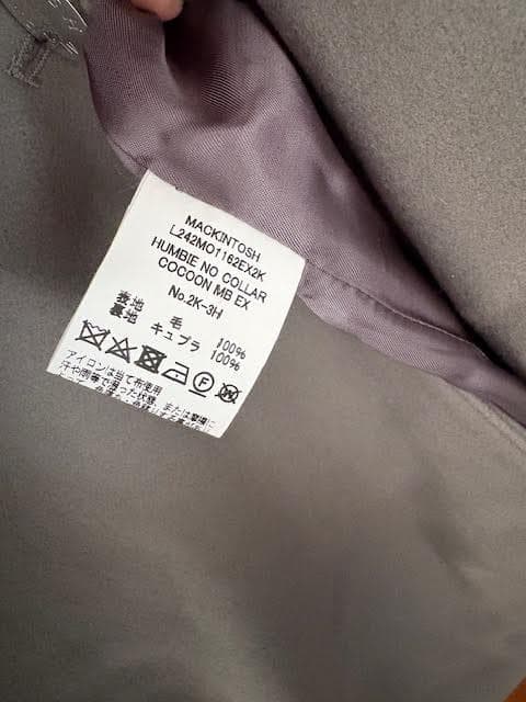 Mackintosh HUMBIE NO COLLAR COCOON コート 4