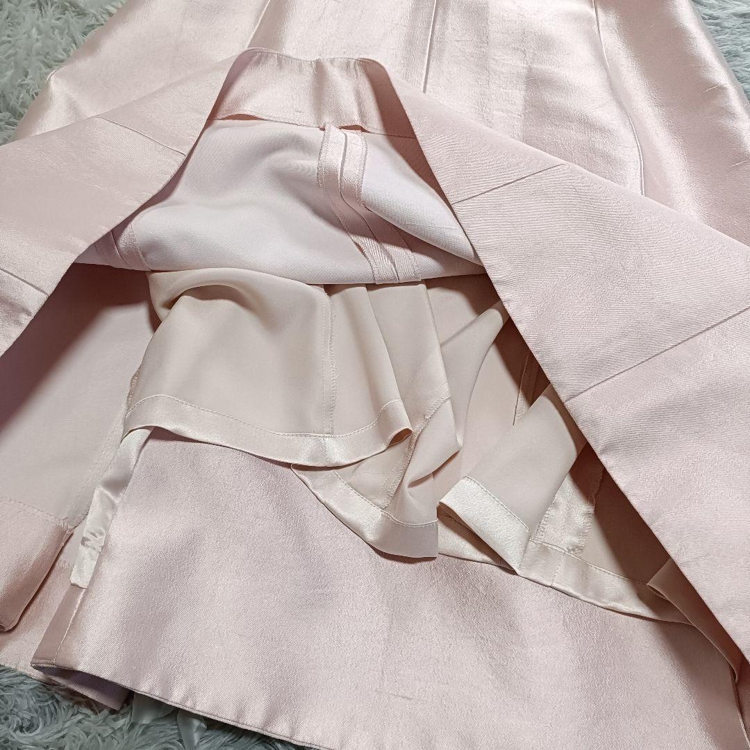 アクリス AKRIS ワンピース 皇室御用達 フォーマル 絹 シルク 訳あり