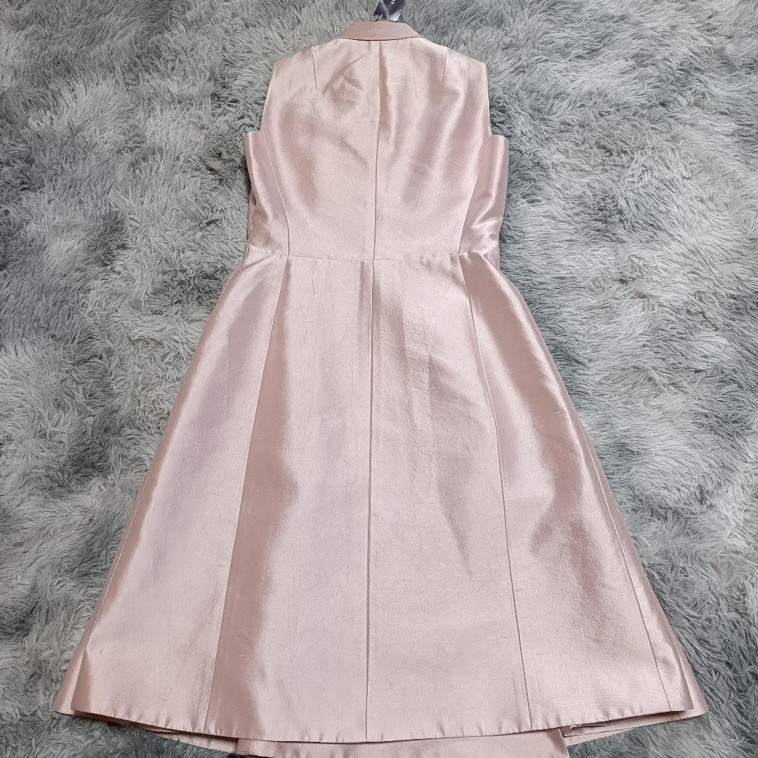 アクリス AKRIS ワンピース 皇室御用達 フォーマル 絹 シルク 訳あり