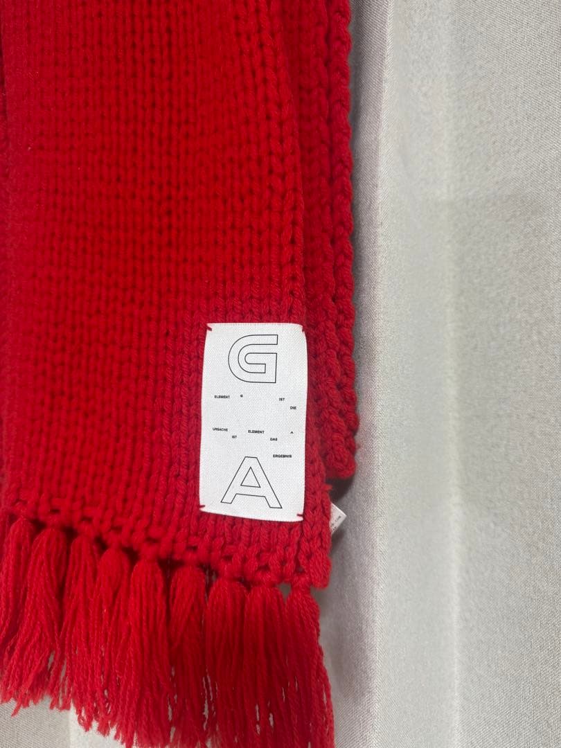 ま*】様 GADID ANONIEM OTTO / RED 赤 マフラー