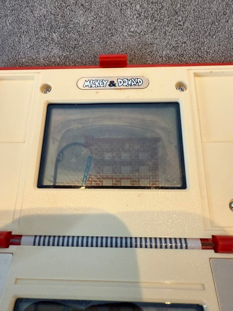 昭和レトロ　任天堂 ゲームウォッチ ミッキー&ドナルド箱 説明書付 アンティーク